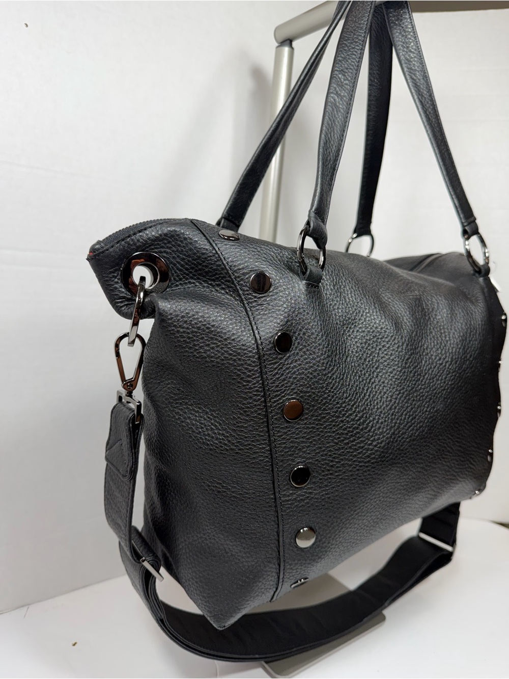 HAMMIT DANIEL MED GUNMETAL BLACK WITH STRAP $675 - Picture 3 of 9